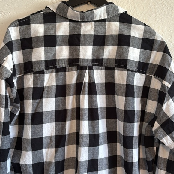Anthropologie Maeve women’s long sleeve button up buffalo plaid cotton shirt S - Picture 7 of 8